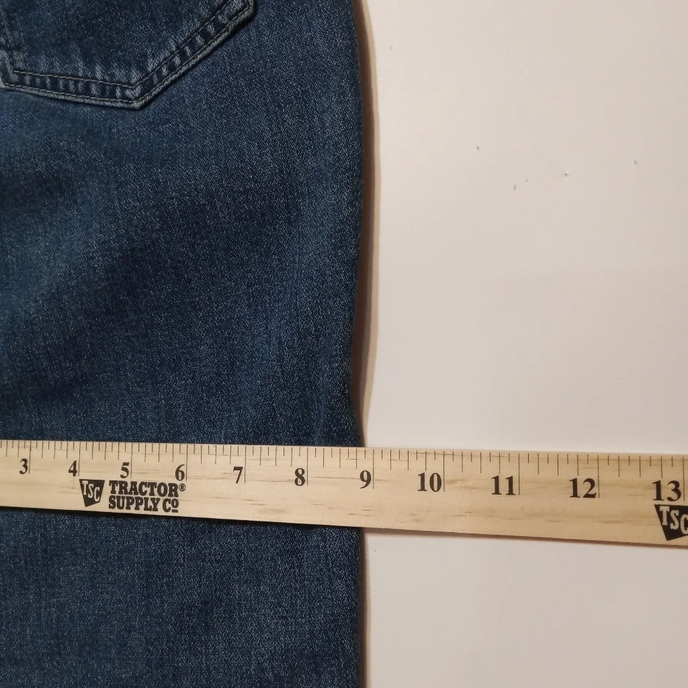 Y2K Hard Tail Jeans USA Mid Rise Mid Blue Women 26 Original Straight